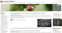 Desktop Screenshot of cambio-climatico.com